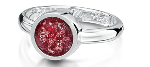 Ruby Tribute Ring – White Gold